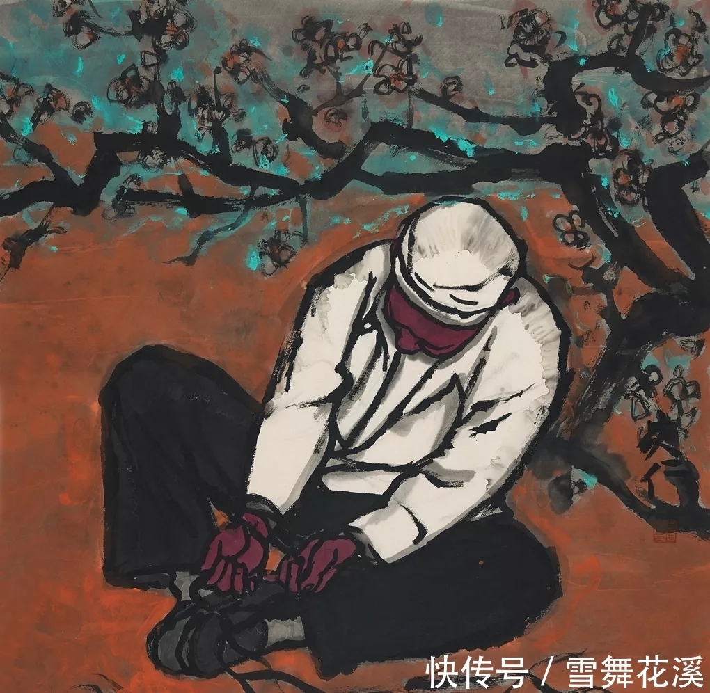 人物画$放下别人就是自己|邢庆仁人物画