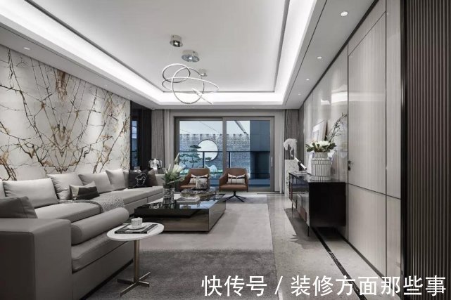 四居室|150平现代雅致四居室,新现代主义设计手法,打造时尚轻奢空间