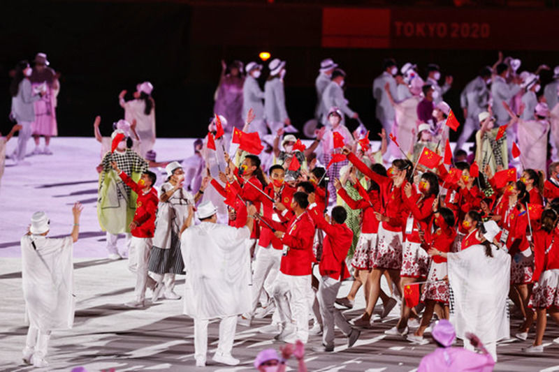 五环|东京奥运会如约而至 开幕式展现情同与共
