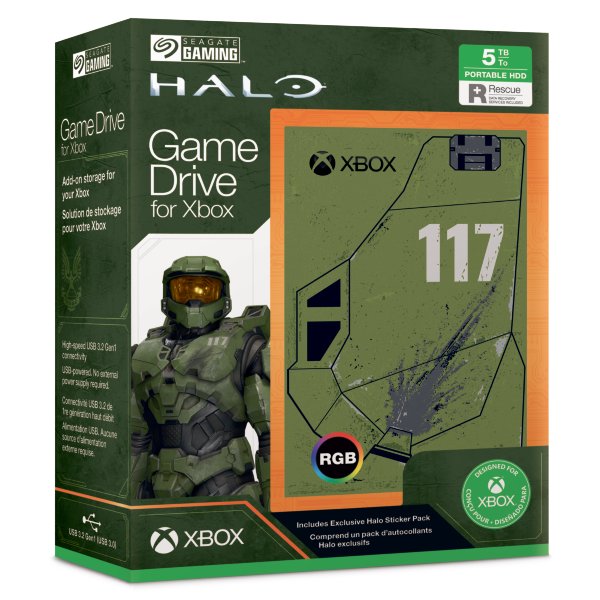 美元|希捷发布 Xbox 专用 Game Drive 系列外置硬盘：最大 8TB