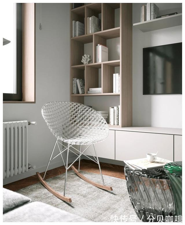 客厅|户型紧凑,客厅面积小?学她家64㎡这样设计,颜值高又通透!