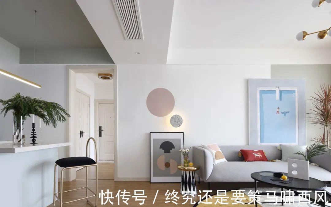 长虹|107㎡现代简约风,优雅浪漫的空间,住出了高冷气质范!