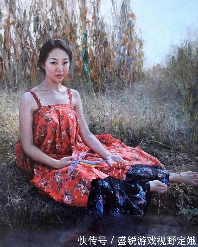 油画$古典东方女性之美——油画艺术家张锦龙女性人物作品欣赏