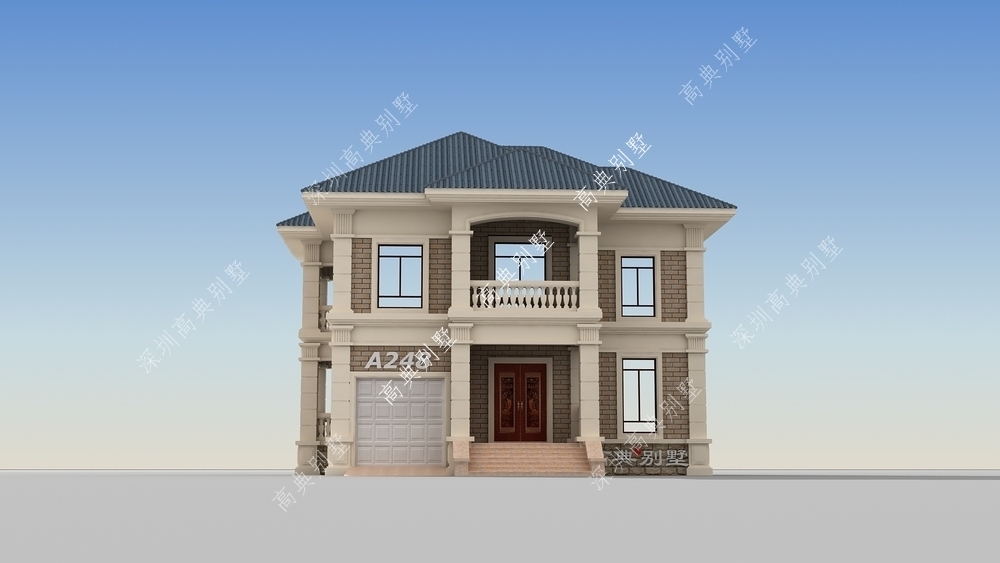 两层|欧式两层别墅,造型优美,真的让人向往。