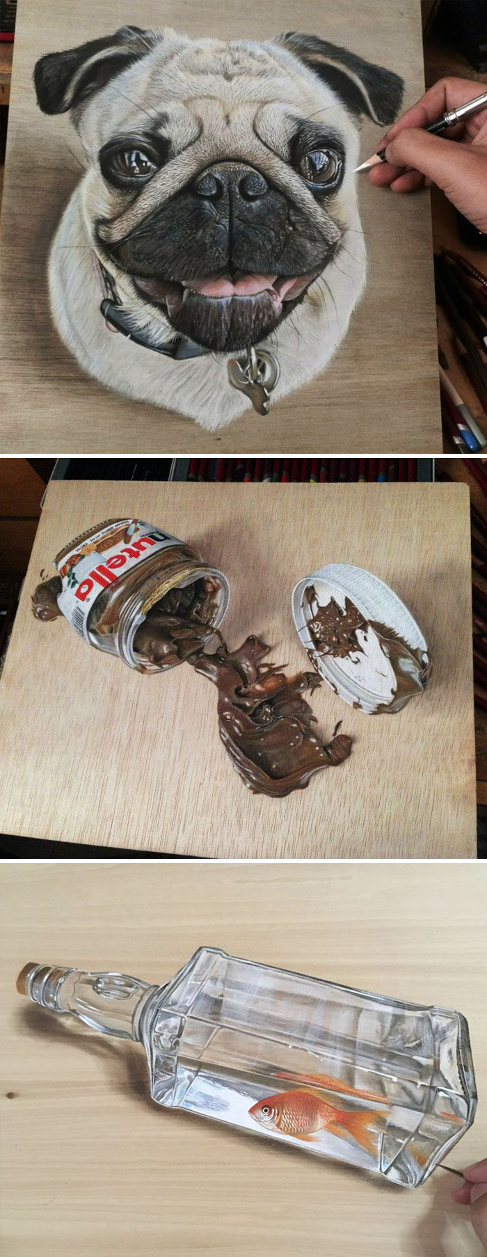 丹尼斯!乍一看是照片!60张“欺骗”眼睛的绘画,有这手艺还要相机干什么