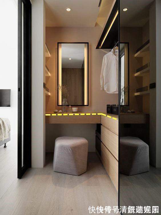 衣帽间|他家三角衣帽间厉害了!不到3平节省一半空间不说,拿取也很方便