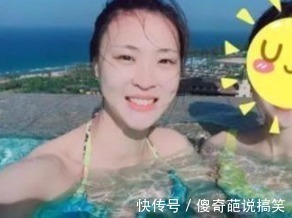 泳装|惠若琪泳装肌肤如雪,犹如出水芙蓉,对比紧身裤凸显好身材