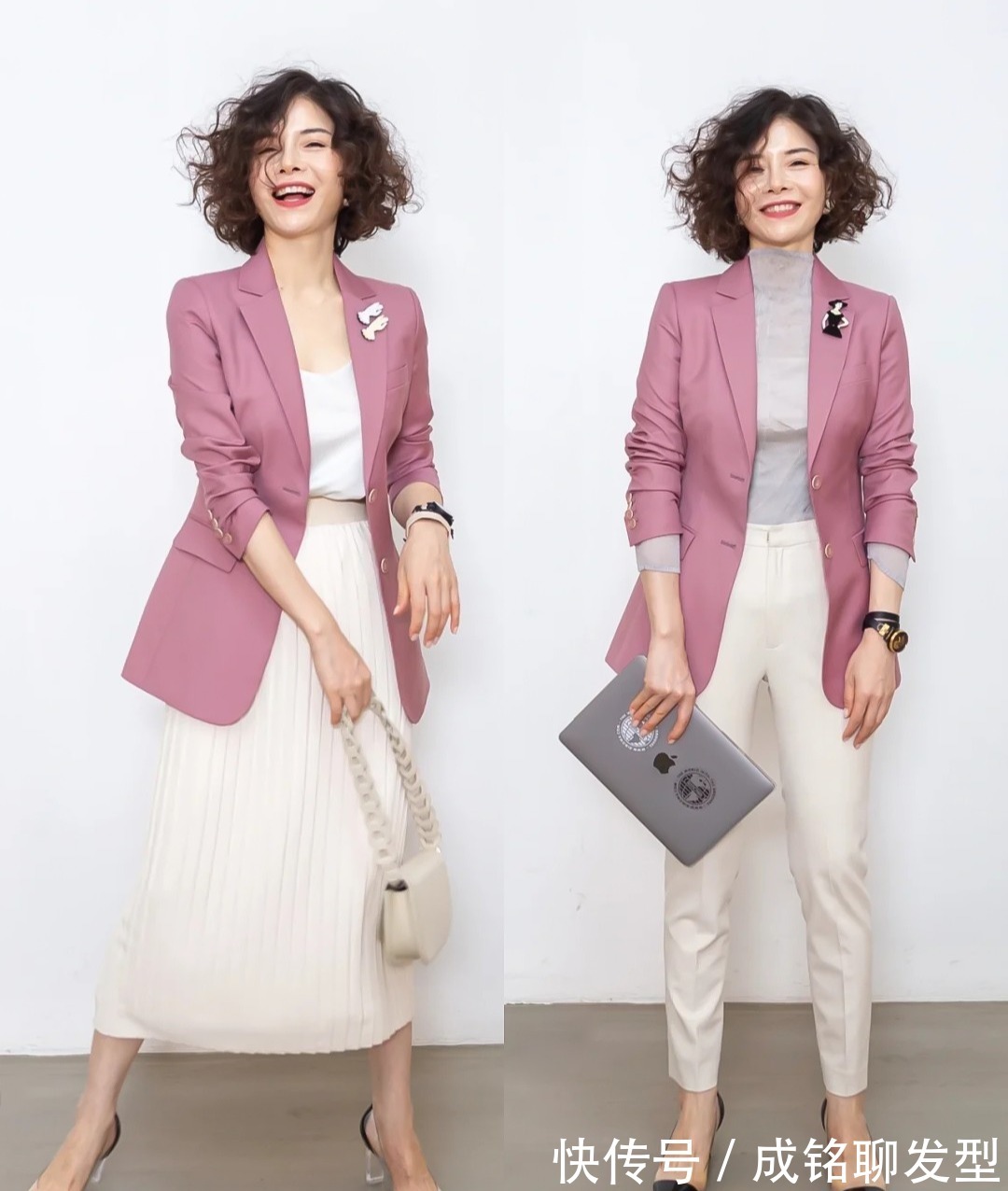 相配|奔四奔五女人的穿搭模板，时尚款式+养眼的配色，显瘦显白又有范