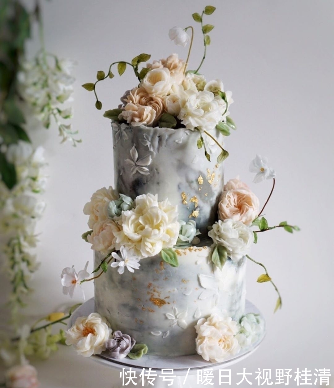 撩人|她做的鲜花蛋糕太撩人,看完后全世界都惊艳了