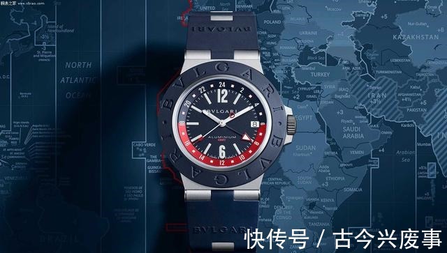 um BVLGARI宝格丽推出全新Aluminium GMT腕表!
