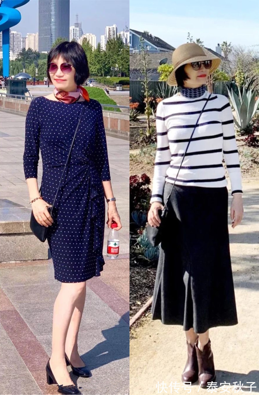 时髦 50岁女人春天这样穿:时髦又高级!