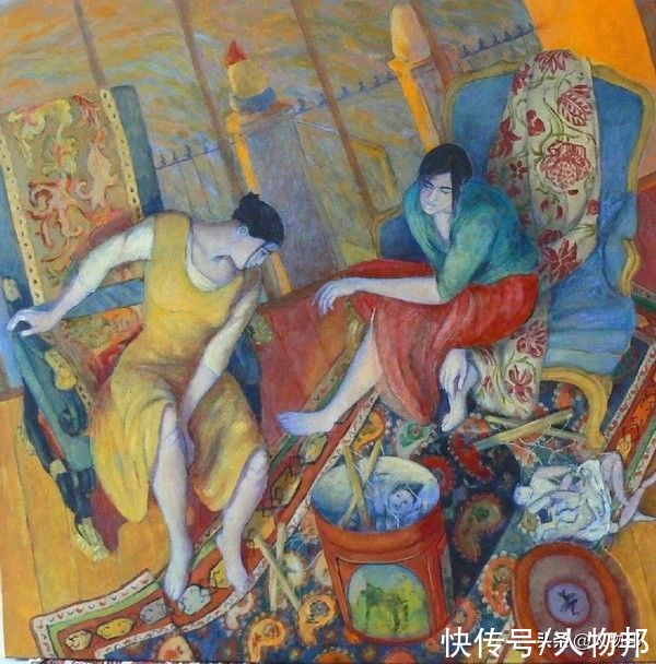 莫里斯|法国现代新纳比画派女画家杜·福尼尔作品欣赏