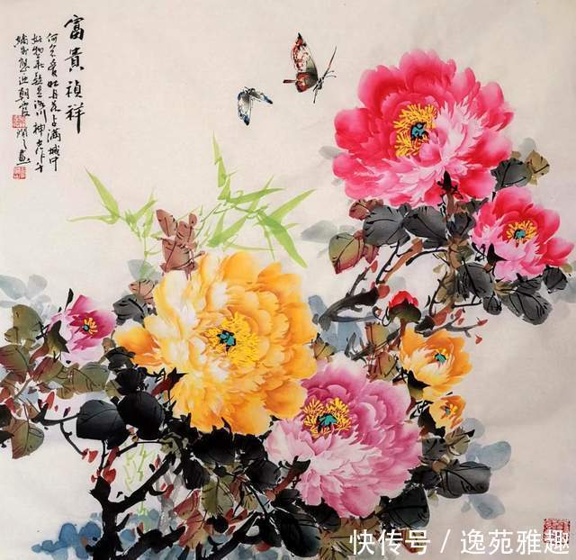 【画作欣赏】心中牡丹开,处处是暖阳,画家王润之作品欣赏