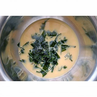 巴氏|裙带菜鸡蛋饼