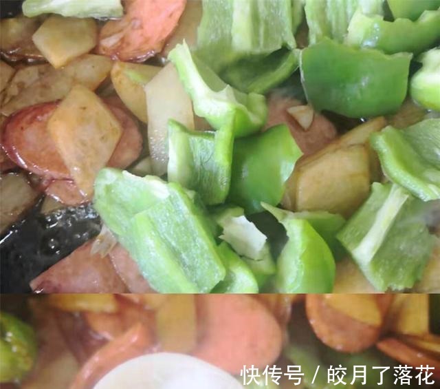 下饭菜|稻颂农业丨日常下饭菜,青椒火腿土豆片~!