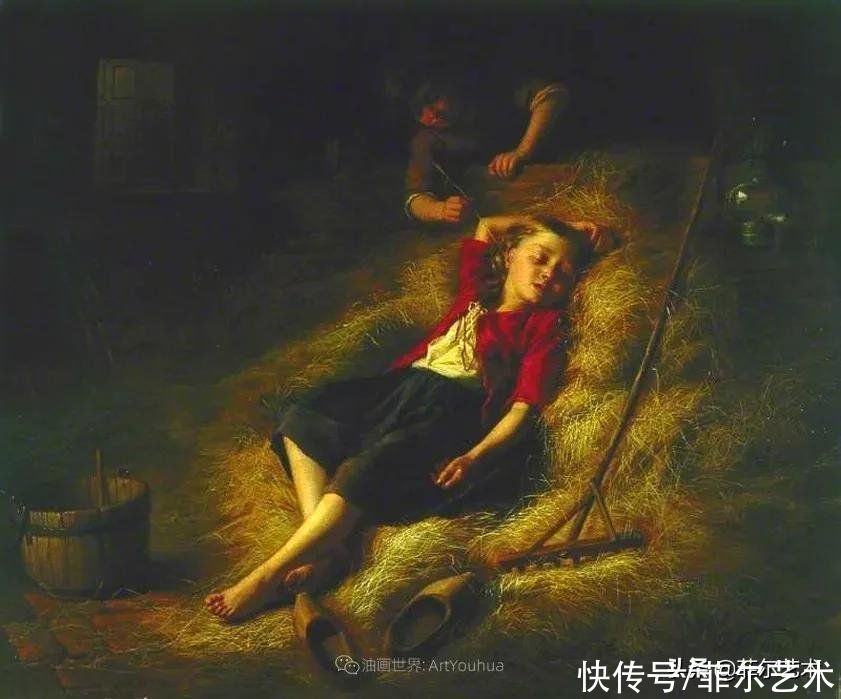 蒂奥多·|乡村生活~比利时画家蒂奥多·杰拉德油画作品欣赏