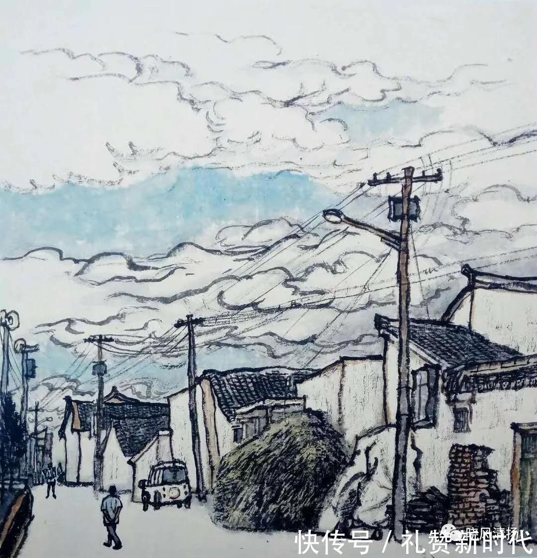 高原&艺术家高岩水墨画欣赏