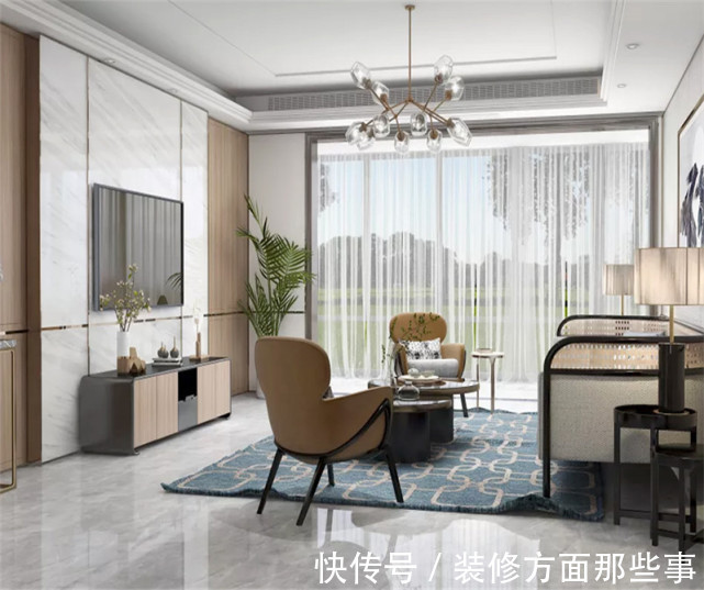 三居室|170平三居室白与原木色护墙结合,加灰色家具碰撞出现代简约风