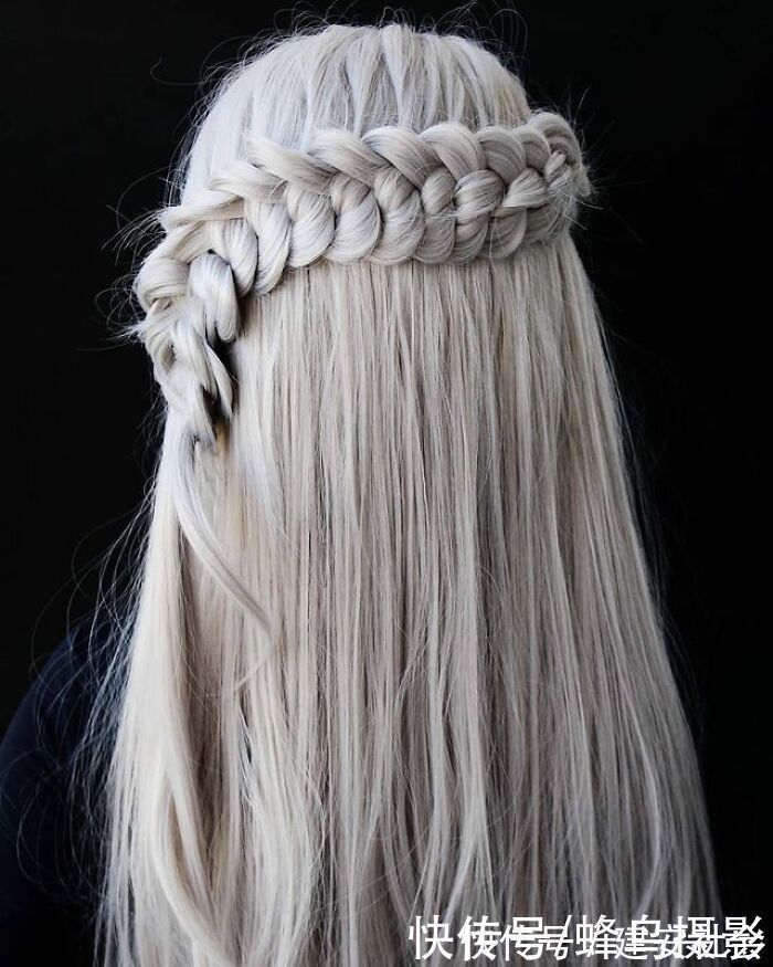 发型 65张编发照片,这哪是编头发分明是画画,图3这发型一次要半天