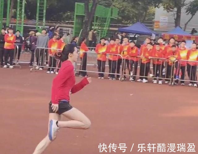 大長腿|廣州某高校女生跳高后走紅，大腿修長白皙，動作行云流水