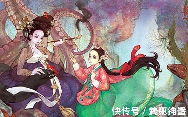 小红帽$当迪士尼角色穿上韩服，白雪公主气质优雅，小红帽和大灰狼好般配