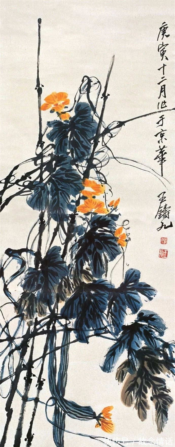 齐白石&齐白石入室弟子,拜师不学师!王铸九写意花鸟画