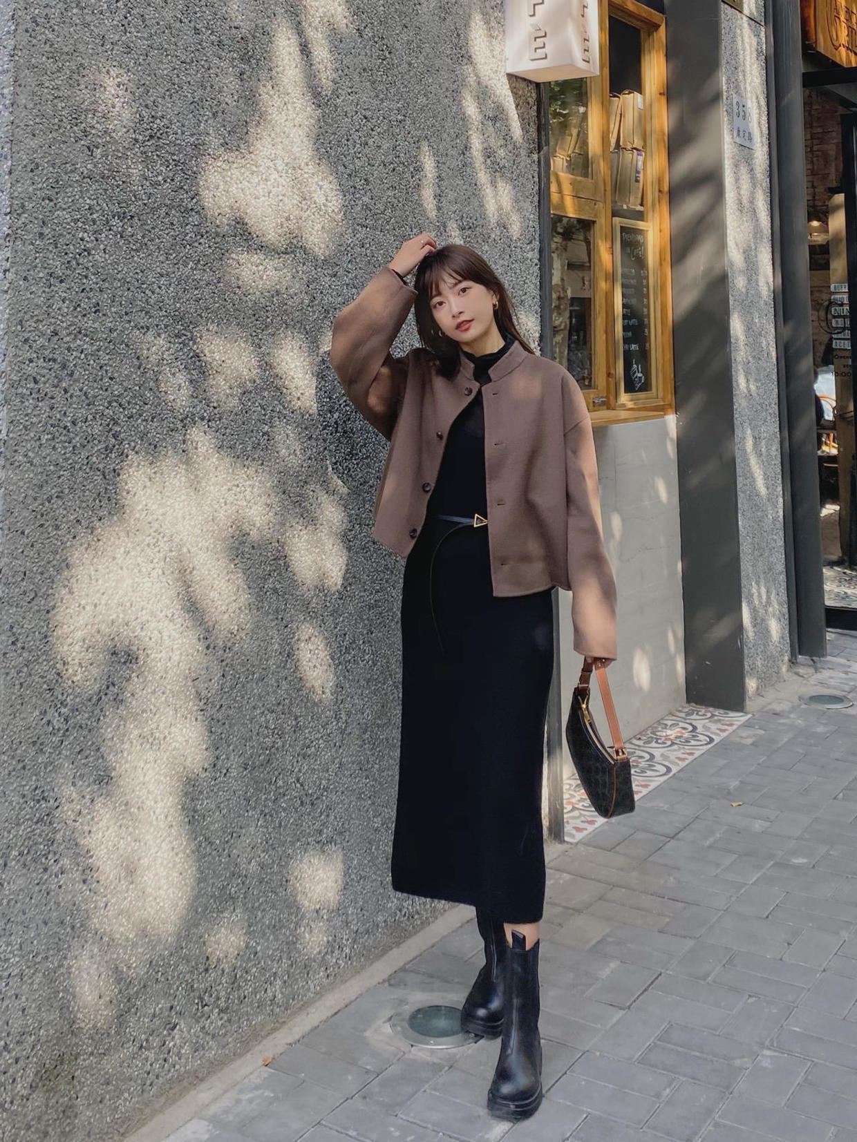 外套|30+的女性最适合短款外套,时髦精示范,学会这几个搭配方法就够