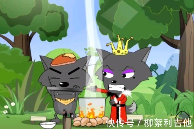 红太狼|喜羊羊与灰太狼红太狼的三样武器，平底锅很常见，狼牙棒很霸气