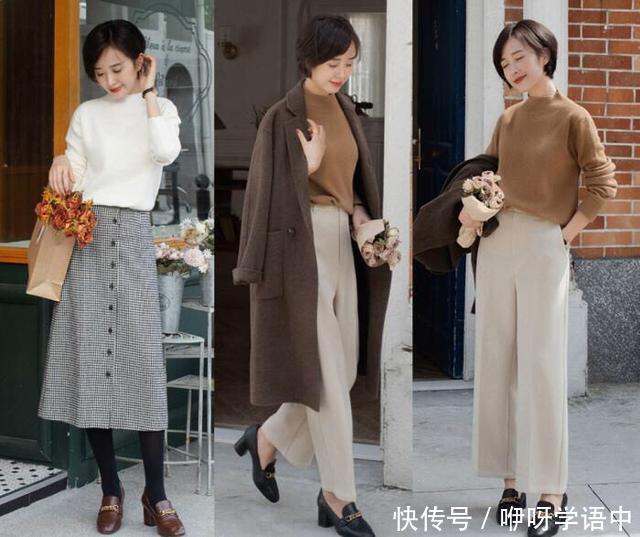 初冬火了一种穿搭，叫“外套+阔腿裤”，30岁女人穿，时髦又好看