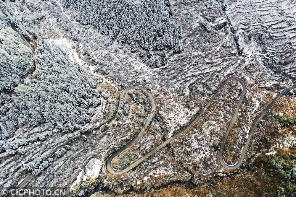 重庆黔江：雪景如画