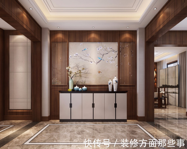 中国传统|新中式270平复式设计,现代设计理念和中国传统元素并存