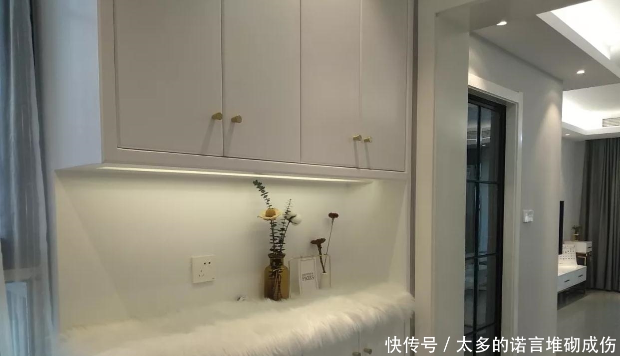 墙砖|160㎡新房，装修花了38W，全屋简约舒适，电视墙实在喜欢！晒晒