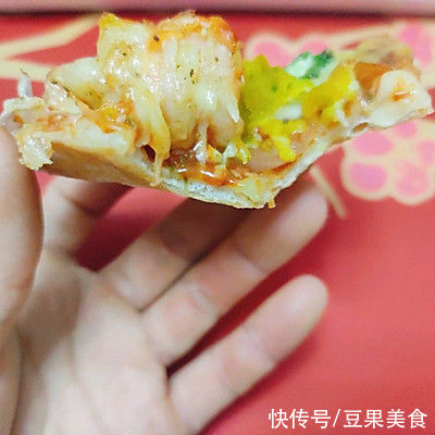 橄榄|大虾南瓜PIZZA 外脆内软的薄饼披萨配方来了