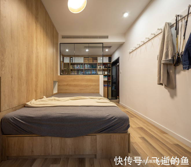 洞洞板|55平米一居巧变小两居