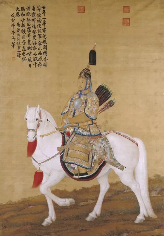 画像|直击乾隆画像:虽贵为九五之尊,看上去倒也十分亲民