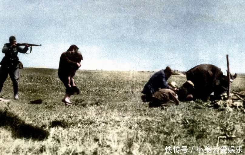 影像|老照片：二战中的真实影像，图二纳粹党屠杀乌克兰犹太居民