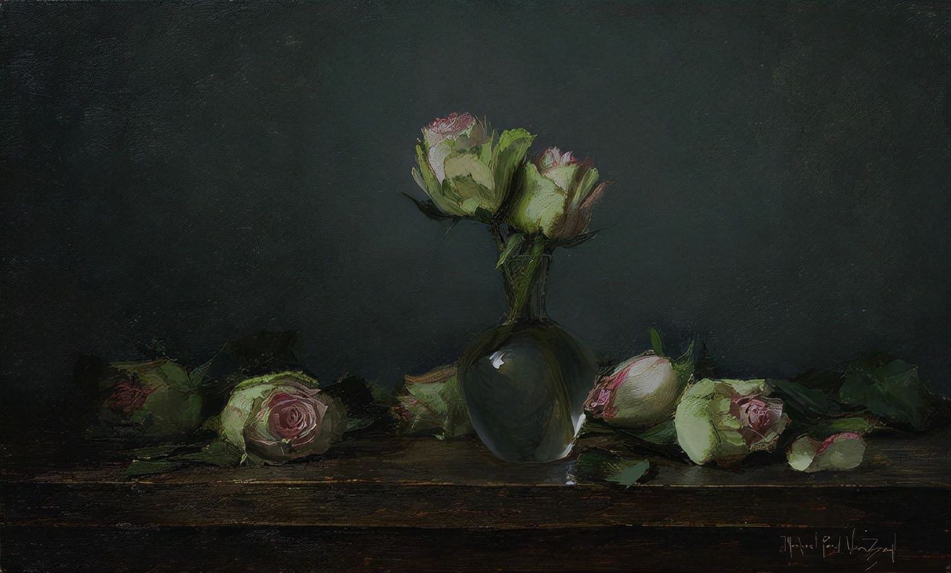 艺术家!色彩的情感表现,美国艺术家迈克尔的绘画作品