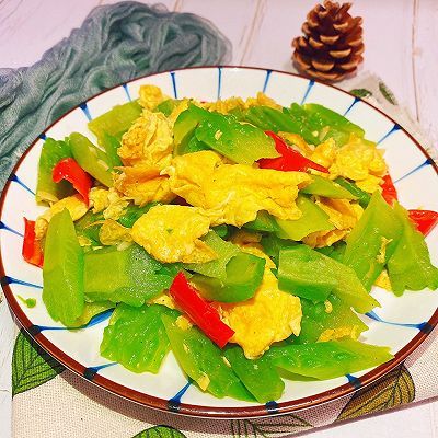 夏季|夏季食苦瓜炒鸡蛋