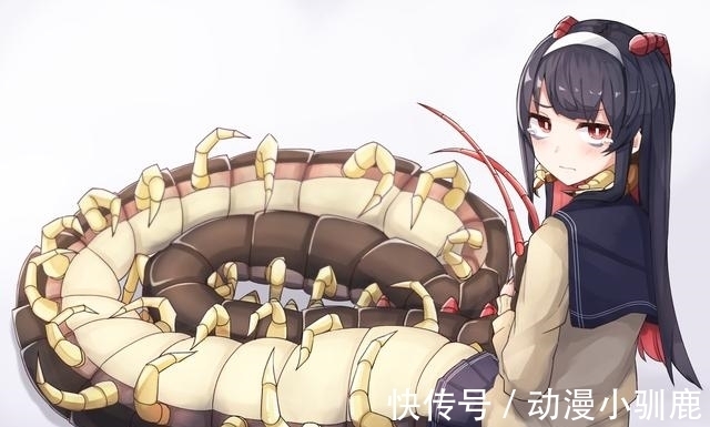 美少女|日本画师把蜈蚣画成美少女,之前画一堆正常的没火,一画这个火了