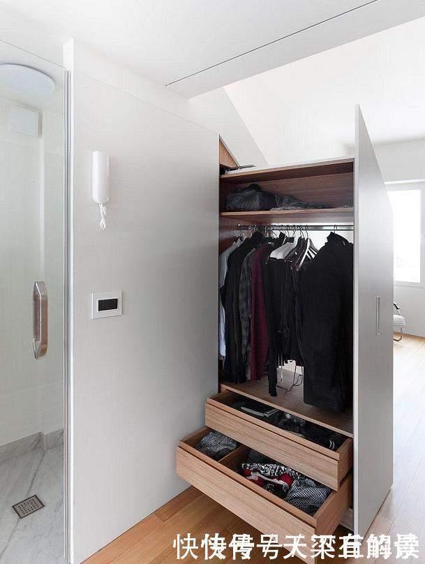 小一|夫妻33㎡小家改造:厨房装在衣橱里,卫生间圆形玻璃采光,惊艳!