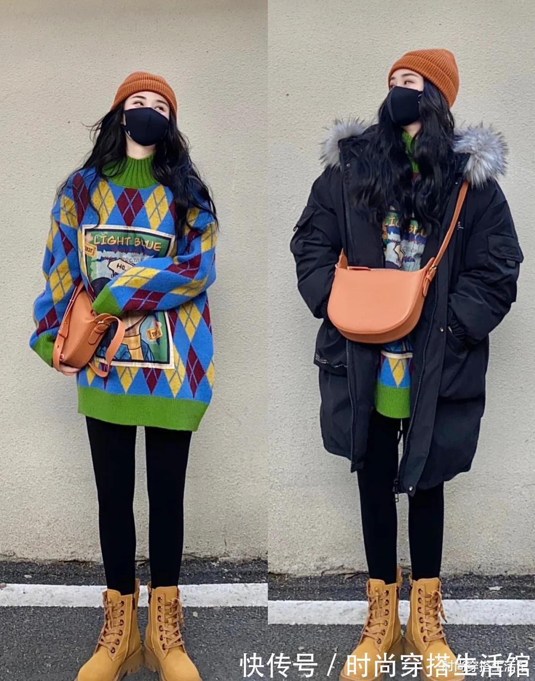 tips|冬季羽绒服就这么穿了!不露脖子也不露腿,保暖又气质,太实用了