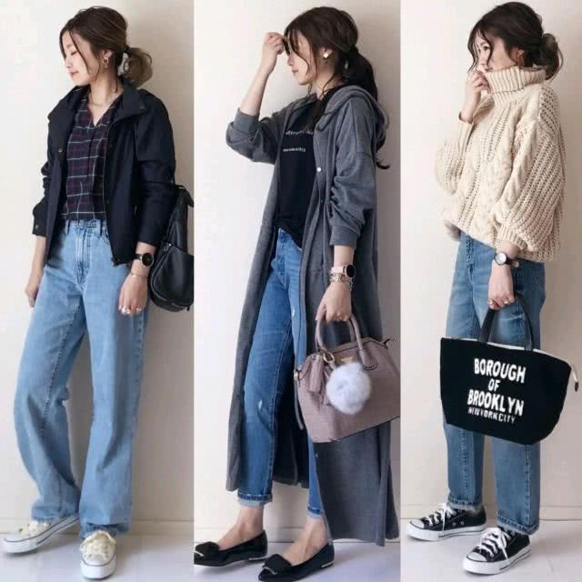 保暖 别拿打底裤搭大衣了,今年流行“毛衣+外套”,保暖时尚谁穿谁美