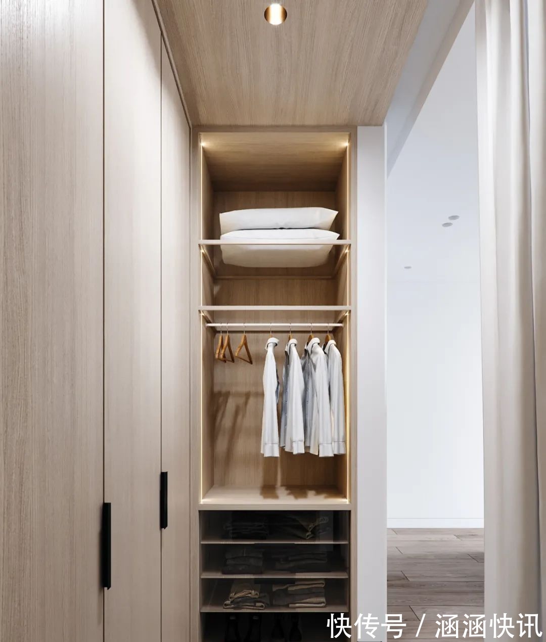 客厅|简约原木风,让家更有温度,全屋简单有格调,没有丝毫俗气