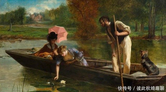 风景|油画风景:泰晤士河上的七个划船场景,有诗情有画意