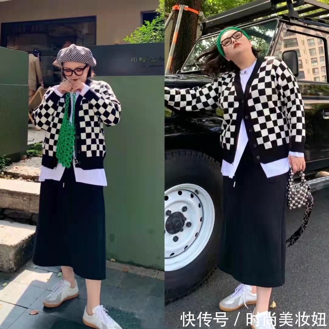 显瘦 这才是“微胖身材”的穿衣典范，扬长避短太显瘦，每套都好看