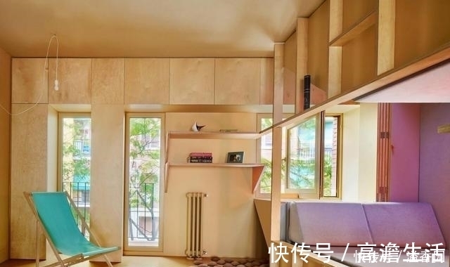 客厅|35平实在太小！客厅沙发都放不了，层高也不够，还好能装成2室1厅