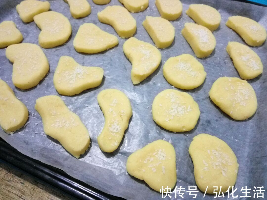 香浓|下午茶甜点椰丝曲奇,香浓可口,营养美味