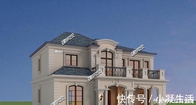 农村|准备在农村建房预算20万左右的,看看这款法式别墅,准没错