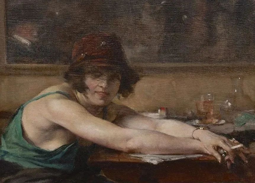 共济会@比利时艺术家古韦卢斯油画里的女子,有深度有内涵