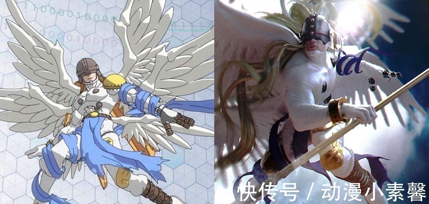 数码兽|《数码宝贝》来到现实世界,天使兽惊艳绝伦,粉丝:想看天女兽